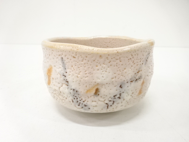 作家物　志野　茶碗